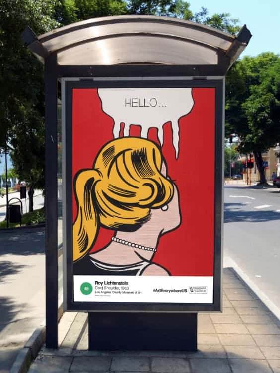 art everywhere us blippar blippbuilder roy litchenstein augmented reality image recognition visual browser